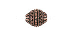Mykonos Antique Copper (plated) Mountains & Rivers Bead 16x13mm
