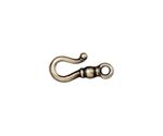 TierraCast Antique Brass (plated) Classic Hook 9x20mm