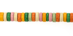 Mykonos Ceramic Island Sunset Heishi Mix 2.5-3x6mm