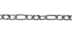 Stainless Steel 1:3 Textured Cable Chain, 25ft Spool