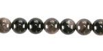 Silver Obsidian Round 8mm