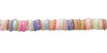 Wildflowers Mix Mussel Shell Heishi 1-2x5-6mm