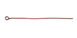 Antique Copper (plated) Eye Pin 2”, 22 gauge