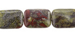 Dragon Blood Jasper Thin Pillow 18x13mm