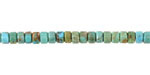 Hubei Turquoise (A) Heishi 2x4mm
