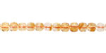 Citrine (AA) Ombré Microfaceted Cube 4mm