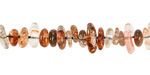 Red Rutilated Quartz (A) Chips 2-5x5-12mm