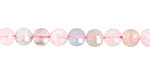 Multi Beryl Faceted Puff Coin 6mm