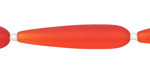 Tangerine Beach-Style Glass Teardrop Strand 37x8mm