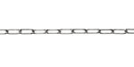 Stainless Steel Small Paperclip Chain, 7.9x2.3mm links, 25ft Spool