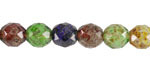 Czech Glass Berry Harvest Multi Color Mix Picasso Fire Polished Round 10mm