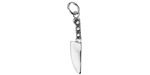 Nina Designs Sterling Silver Kitchen Knife Charm 4x24mm