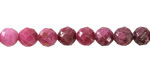 Ruby (A) Microfaceted Round 6mm