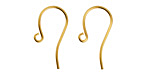 Gold (plated) French Earwire 13x22mm