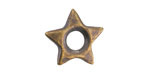 Mykonos Antique Brass (plated) Star Donut 20mm