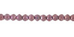 Czech Glass Bronzed Thistle English Cut Bead 4mm