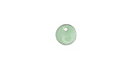 Sweet Mint Enamel Silver Finish Coin Charm 8mm