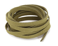 Olive Microsuede Flat Cord 7mm