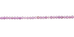 Lavender Moon Quartz (AA) Microfaceted Round 2mm