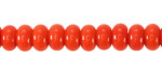 Tangerine Glass Rondelle 5x8mm