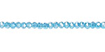 Sky AB Faceted Rondelle 3mm