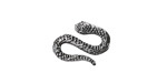 Green Girl Pewter Snake S-Hook 18x13mm