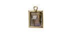 Labradorite w/ Gold Finish Faceted Rectangle Focal 10x15mm