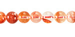 Red Hematoid Quartz (AA) Round 8mm
