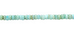 Turquoise Mussel Shell Heishi 1-2x3.5-4mm