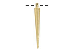 Satin Hamilton Gold (plated) Medium Spike 4x33mm
