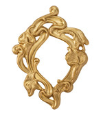 Vintaj Solid Brass Calla Lily Frame Focal 51x38mm