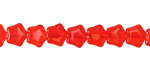 Czech Glass Ruby Red Star 8mm