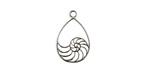 Amoracast Sterling Silver Nautilus Shell Drop 11x17mm