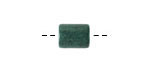 Mykonos Ceramic Forest Green Tube Spacer 9-10x8mm