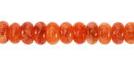 Orange Agate Rondelle 5x8mm