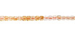 Citrine (AA) Ombré Microfaceted Miracle Cube 3mm