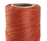 Linhasita Russet Orange (234) Waxed Polyester Cord PE-4 1mm