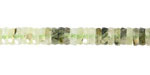 Prehnite Microfaceted Heishi 2x6mm