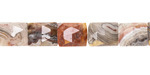 Laguna Lace Agate Microfaceted Rectangle 10x8mm