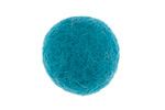 Turquoise Felt Round 20mm