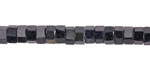 Blue Goldstone Microfaceted Heishi 3x6mm