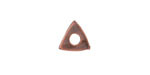 Mykonos Antique Copper (plated) Triangle Washer (large hole) 11mm