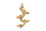 Nina Designs Bronze Bat Cluster Focal 15x29mm