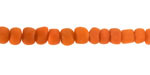 Java Glass Tangerine Graduated Gooseberry Beads 3-6x4-6mm