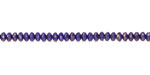 Czech Glass Bronzed Cobalt Fire Polished Rondelle 2x3mm