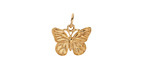 Nina Designs Bronze Monarch Butterfly Charm 14x13mm