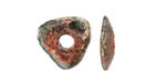 Mykonos Ceramic Iridescent Copper Patina Washer 16-19mm