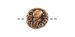 Green Girl Bronze Octopus Button 15mm