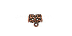 Mykonos Antique Copper (plated) Bali Style Bail Slide 11x9mm