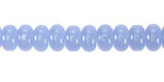 Sapphire Blue Opal Glass Rondelle 5x8mm